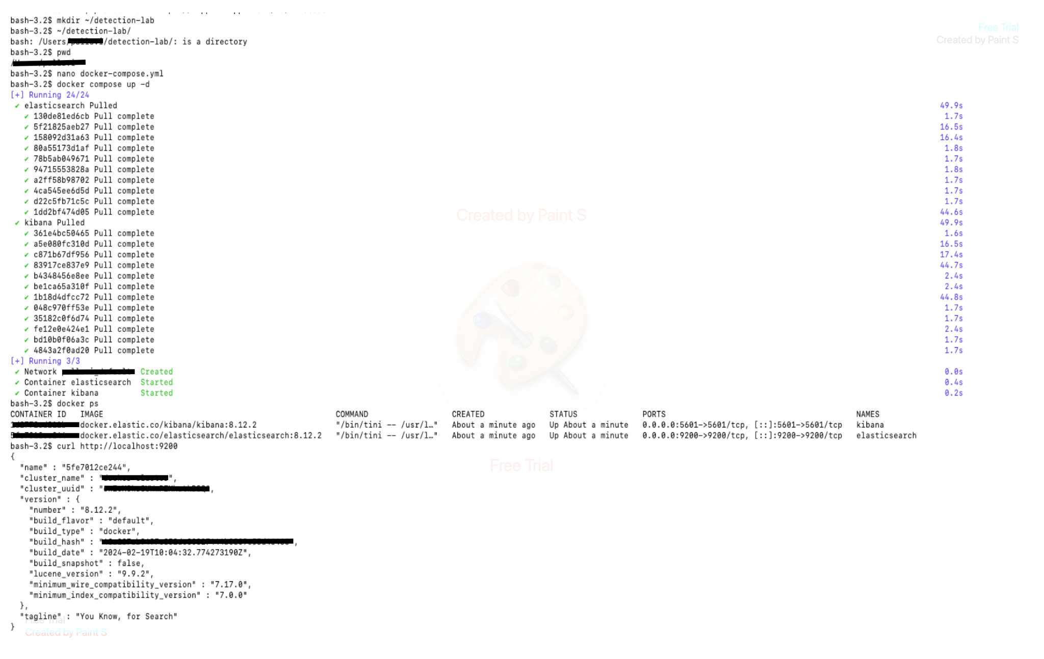 Docker ELK Stack Running