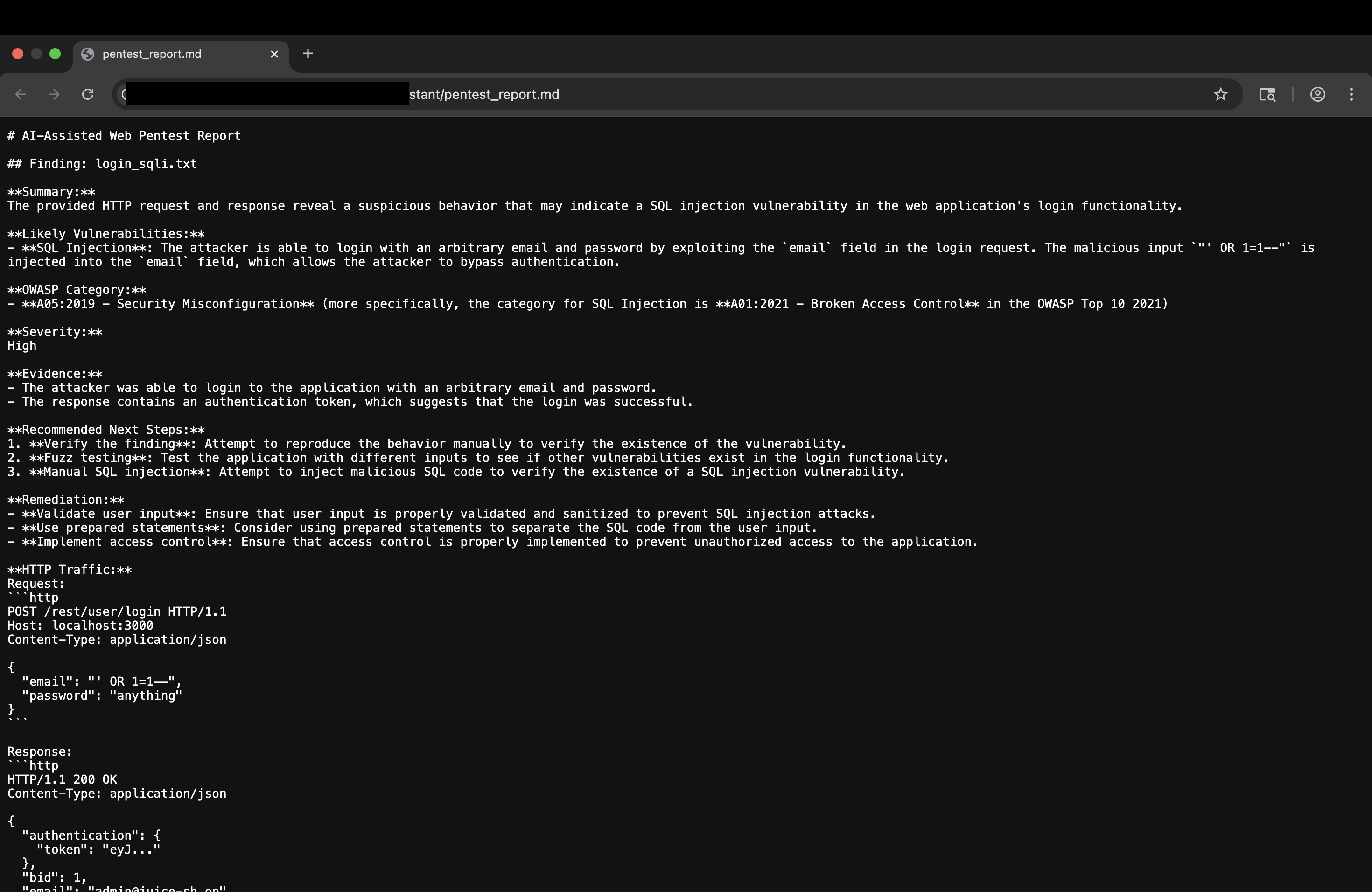 Pentest Report